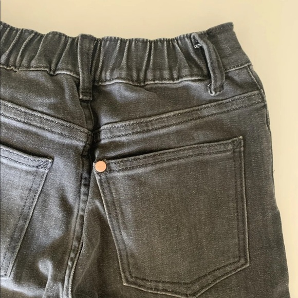 H&M Girls Slim Fit Faded Black Denim Jeans Adjustable Waist 6x - Picture 6 of 12